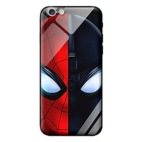 Ốp kính cường lực cho iPhone 6 Nhện Đỏ Đen - Hàng chính hãng