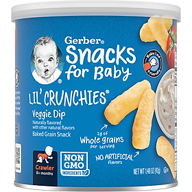 Thực Phẩm Bổ Sung Bánh Ăn Dặm Gerber Lil