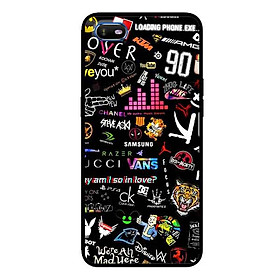 Ốp Lưng in cho Oppo A1K Mẫu Họa Tiết Thương Hiệu - Hàng Chính Hãng