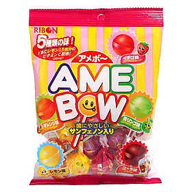 Kẹo mút Ame Bow vị trái cây gói 120gr (12 cây)