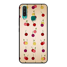 Ốp Lưng in cho Vivo Y12 Mẫu Anh Đào - Hàng Chính Hãng