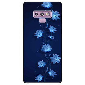 Ốp lưng in cho Samsung Note 9 Mẫu Sen Xanh