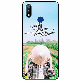 Ốp lưng in cho Realme 3 Pro Mẫu Lấy Nón