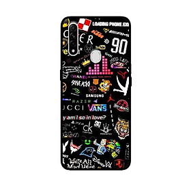 Ốp Lưng in cho Oppo A8 Mẫu Họa Tiết Thương Hiệu - Hàng Chính Hãng
