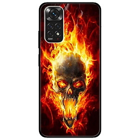 Ốp lưng dành cho Xiaomi Redmi Note 11 4G mẫu Quỷ Lửa Đen