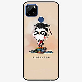 Ốp lưng dành cho Realme C12 mẫu Gấu Trúc Tốt Nghiệp