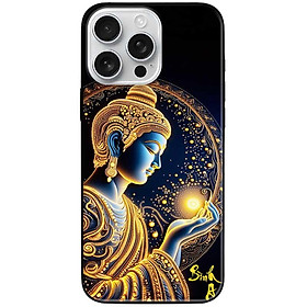 Ốp lưng cho IPhone 15 - 15 Plus - 15 Pro - 15 Pro Max - 16 - 16 Plus - 16 Pro - 16 Pro Max - Phật Bình An - Hàng Chính Hãng