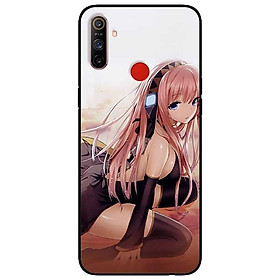 Ốp lưng dành cho Realme C3 mẫu Anime Cô Gái Tất Đen
