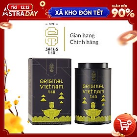 Trà Đinh mùa xuân POVT0075 SACHS TEA 1773 chè xanh hữu cơ thái nguyên cao cấp 75g/hộp
