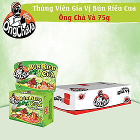 Thùng Viên Gia Vị Bún Riêu Cua 75g Ông Chà Và 144 Hộp Siêu Tiết Kiệm Dễ Đang Sử Dụng Thơm Ngon Thích Hợp Cho Quán Ăn