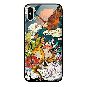 Ốp kính cường lực cho iPhone XS Rắn Đại Bàng - Hàng chính hãng