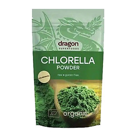 Bột tảo lục Chlorella hữu cơ Dragon Superfoods 200gr