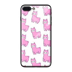 Ốp kính cường lực cho iPhone 7 Plus mẫu cừu 4 - Hàng chính hãng
