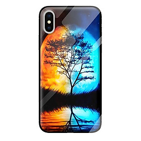 Ốp kính cường lực cho iPhone XS trăng màu 1 - Hàng chính hãng