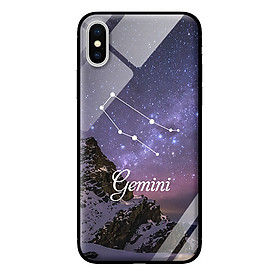 Ốp lưng kính cường lực cho iPhone XS 12 cung hoàng đạo  (8) - Hàng chính hãng