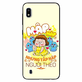 Ốp lưng in cho Samsung A10 Mẫu Mập Tấp Người Theo Nữ