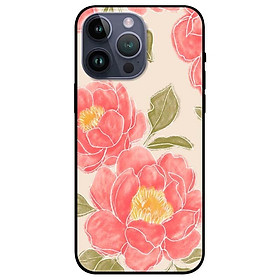 Ốp lưng dành cho Iphone 14 - Iphone 14 Plus - Iphone 14 Pro - Iphone 14 Pro Max - Hoa Hồng Nền Vàng Nhạt