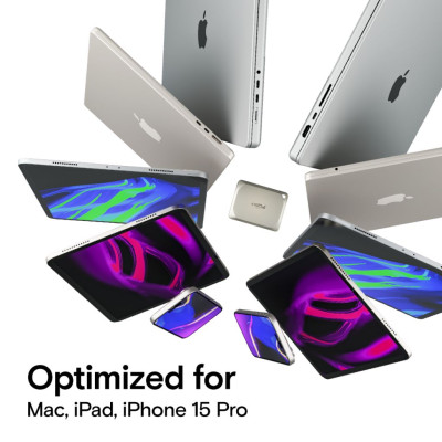 Ổ cứng SSD di động 1TB SSD Crucial X9 Pro cho Mac USB 3.2 Gen-2 2x2 CT1000X9PROMACSSD9B - HÀNG CHÍNH HÃNG