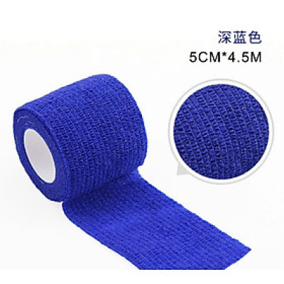 Combo 2 Cuộn Băng Cuốn Tự Dính, Băng Cuốn Cao Su Non, Băng Keo Thể Thao Chống Chấn Thương (Kích thước 5cm*4.5m), Băng keo thể thao đá bóng, băng cuốn thể thao vải tự dính, băng quấn y tế cuốn ngón tay, cổ tay, cổ chân