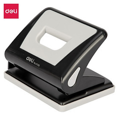 Máy Đục Lỗ 15 Tờ Deli, Xanh Dương, Đỏ, Ghi Xám - 1 Cái E0105