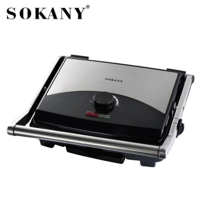 MỚI Máy kẹp nướng bánh mì ép bánh sandwich SOKANY SK-210 công suất cao 2000W rán trứng, nướng thịt CHỐNG DÍNH đa năng -HÀNG CHÍNH HÃNG