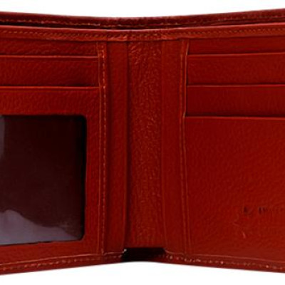 Ví Nam Da Cá Sấu Nguyên Con Huy Hoàng HT2206 (12.5 x 10 cm) - Vàng