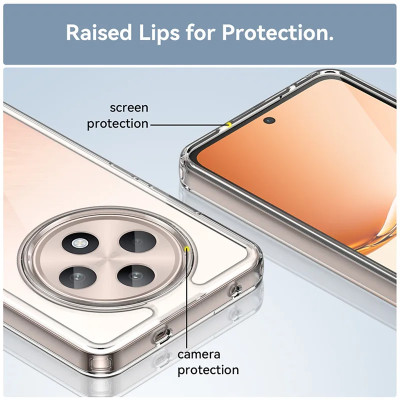 Ốp lưng dành cho OPPO Reno 12F 5G dẻo trong chống sốc bảo vệ camera - Hàng chính hãng