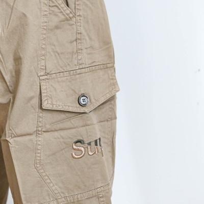 Quần Kaki lửng lưng thun túi hộp nam