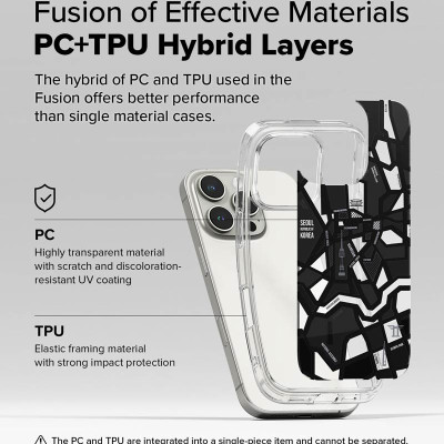 Ốp lưng dành cho iPhone 16 Pro Max/16 Pro/16 Plus/16 RINGKE Fusion Design - Hàng Chính Hãng