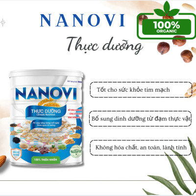 NANOVI THỰC DƯỠNG  - TRỌN VẸN DINH DƯỠNG TỪ CÁC LOẠI HẠT