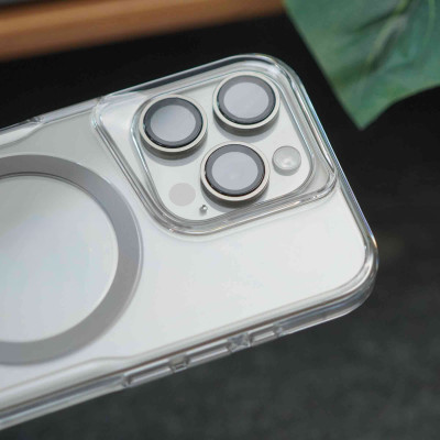 Ốp lưng chống sốc trong suốt chống ố vàng cho iPhone 12 13 14 15 Pro Max hiệu Likgus CANDY - Nút bấm kim loại, viền bảo vệ camera - Hàng nhập khẩu