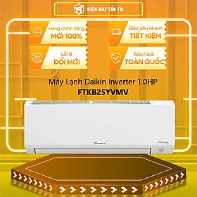 FTKB25YVMV - Máy lạnh Daikin FTKB25YVMV Inverter 1HP 2024 - Hàng Chính Hãng - Chỉ Giao HCM