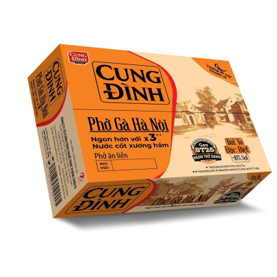 Thùng Phở Gà Hà Nội Micoem Cung Đình (30 Gói)