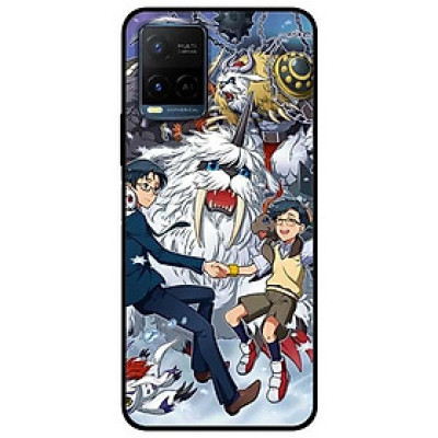 Ốp lưng dành cho Vivo Y21 - Vivo Y21s mẫu Hai Cậu Bé Và Pet