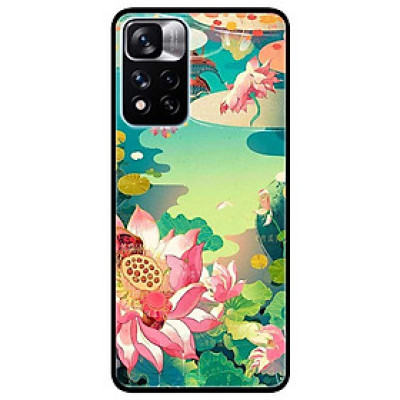 Ốp lưng dành cho Xiaomi Redmi Note 11 Pro 5G ( Bản Nội Địa ) mẫu Sen Hồng