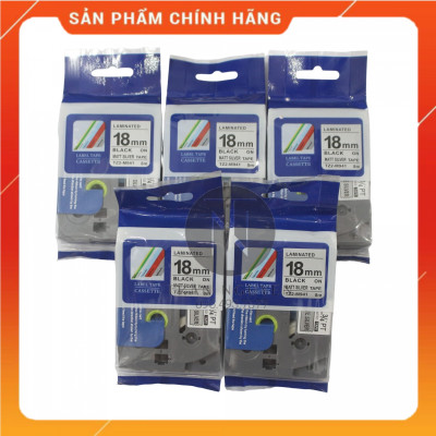 [Combo 3 hộp] Nhãn In đa lớp Tz2-m941 - Đen nền bạc 18mm x 8m - Hàng nhập khẩu