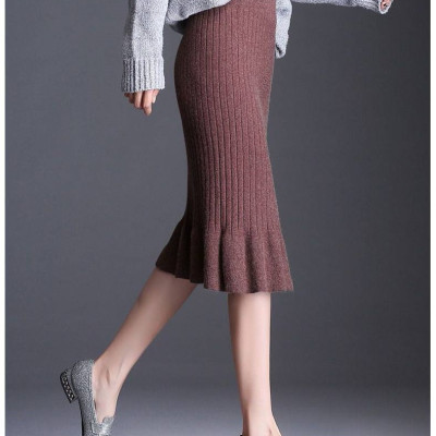 Chân váy len gân Haint Boutique chân váy công sở ôm đuôi cá CV29