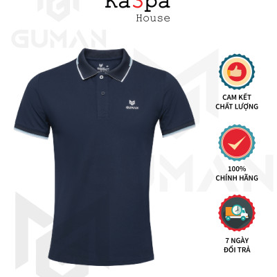 Áo Thun Polo Casual GUMAN Deep Blue GDB112