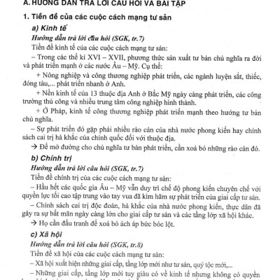 Hướng Dẫn Trả Lời Câu Hỏi Và Bài Tập Lịch Sử Lớp 11 (Kết Nối Tri Thức Với Cuộc Sống) _HA