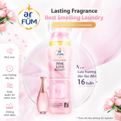 Hạt Xả Thơm Quần Áo Arfum Lưu Hương Tới 16 Tuần, Làm Mềm Vải Và Chống Tĩnh Điện (250gr/Chai)