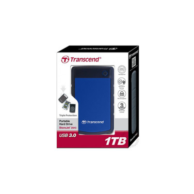 Ổ cứng gắn ngoài Transcend StoreJet H3B/ H3P 1TB SATA3 2.5