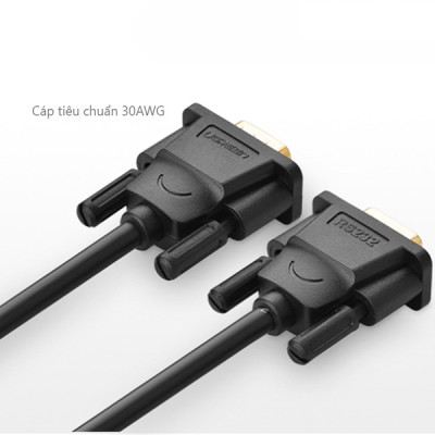 Dây cáp COM RS-232 cái sang cái dài 1.5M UGREEN DB101 20149 - Hàng chính hãng