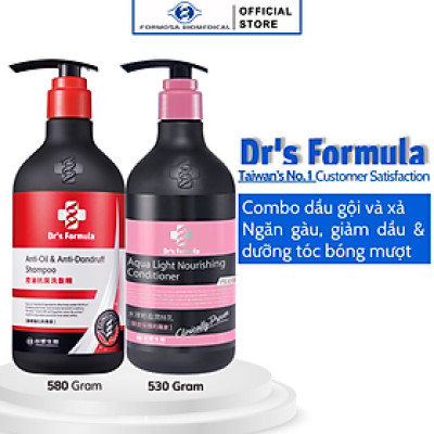 Combo Dầu gội xả Ngăn gàu giảm dầu dưỡng tóc bóng mượt