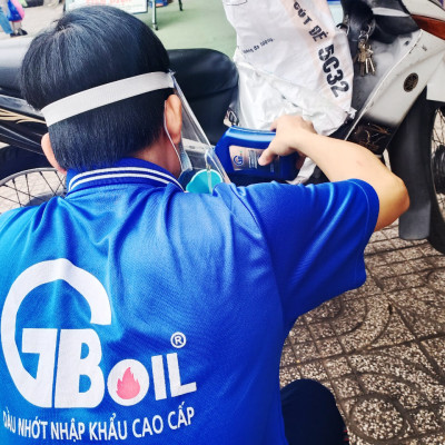 DẦU NHỚT XE MÁY (4T)  BÌNH 0.8- GB SynMax Scooter, SAE 10W30, API-SL, JASO MB