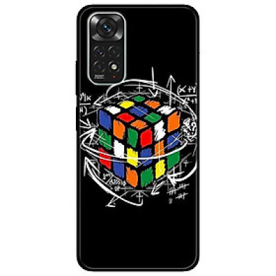 Ốp lưng dành cho Xiaomi Redmi Note 11 4G mẫu Rubik Toán Học