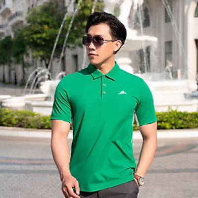 Áo Polo Nam Cổ Bẻ, Phối Nách, Xẻ Tà ALLPUR Công Nghệ Coolmax Siêu Mát - Chống Nhăn - Ngăn Mùi - Màu Xanh