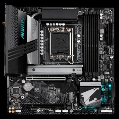 Mainboard Gigabyte B760M A PRO AX DDR4 Socket LGA1700 - Hàng Chính Hãng 