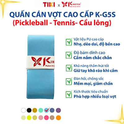 Quấn Cán Vợt KINGTEK K-G5S | Overgrip Cao Cấp Cho Pickleball  - Cầu Lông - Tennis | Êm Tay – Chống Trượt – Hút Mồ Hôi