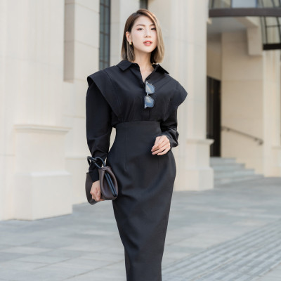 Chân váy cạp cao Tina thiết kế cao cấp WHITE CHIC