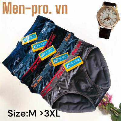 Combo 5 Quần Lót Nam Thun Lạnh Lưng Nhỏ Menpro MP2 – Mát, Co Giãn, Ôm Vừa